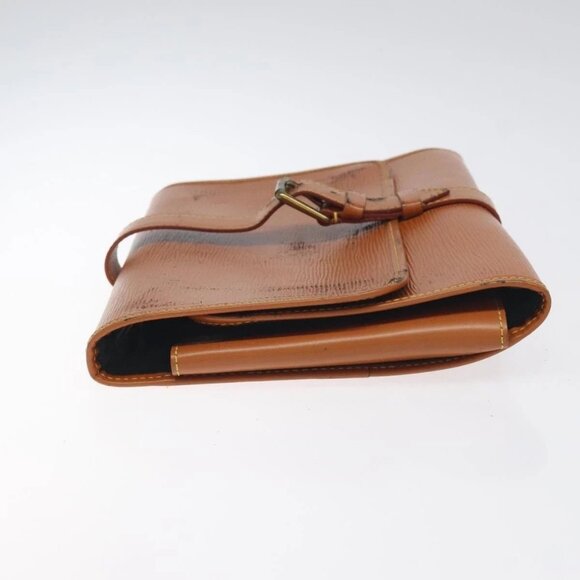 LOUIS VUITTON Epi Trousse Priant Clutch Bag Zipangu Gold - Picture 4 of 15